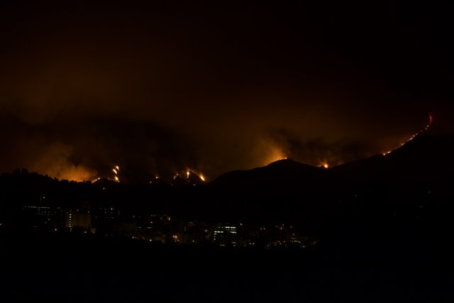 Overlooking the Station Fire