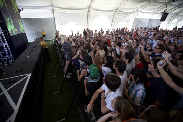 Coachella Crowd Rocks Out to Music