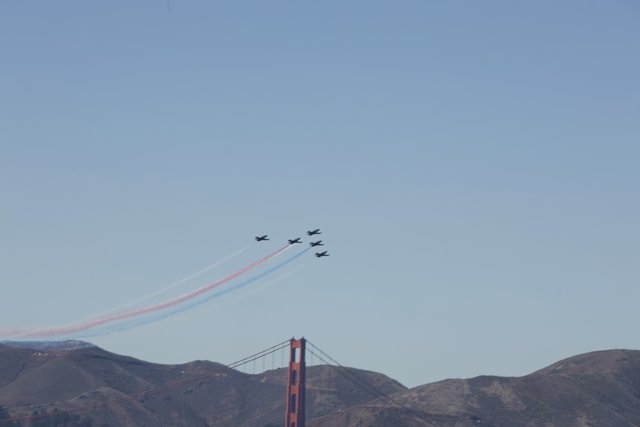 Soaring Squadron Over San Francisco Peaks