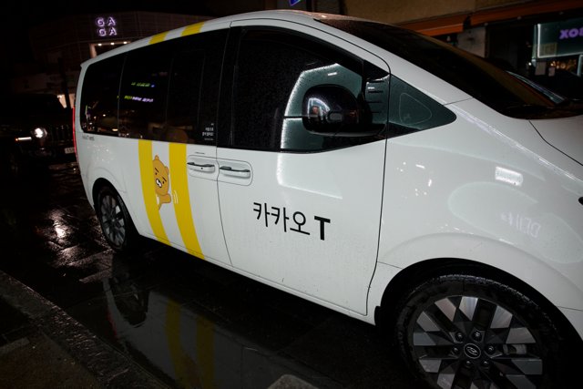 Urban Ride: The Striped Van of Seoul, 2024