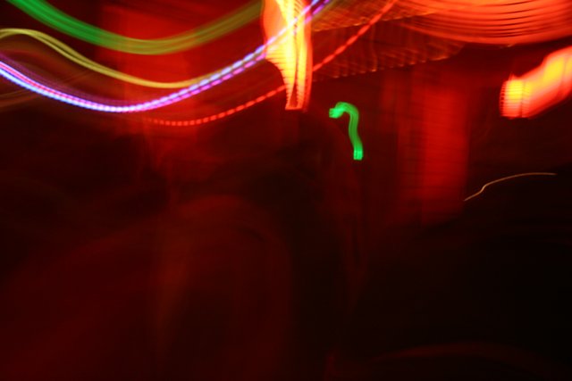 Blurred Lights of the Night Club