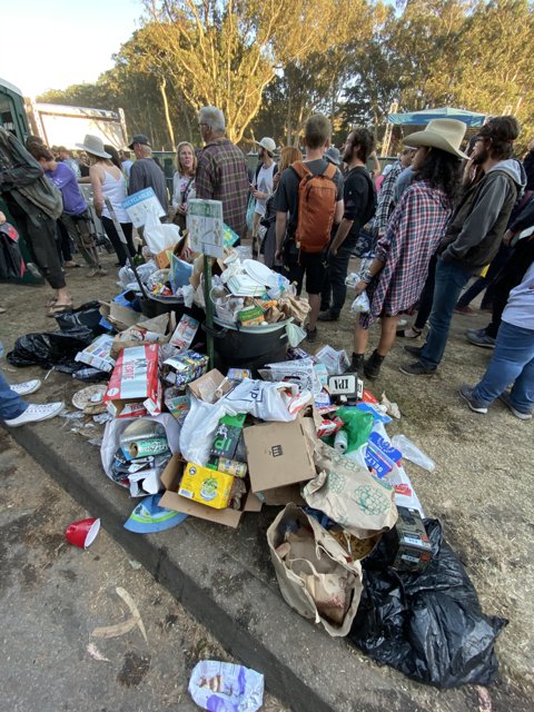 Trash Pile in Golden Gate Park