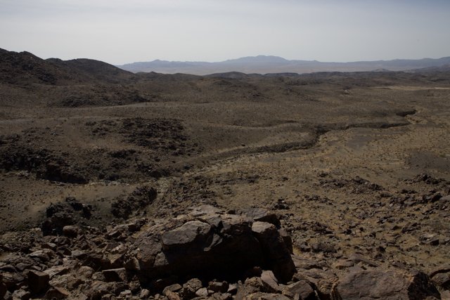 Summit View of a Desert Landscape