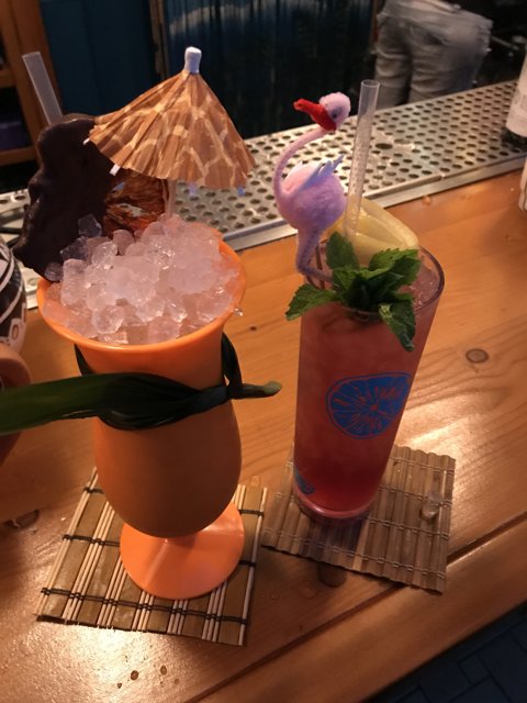 Flamingo Sunset Cocktails