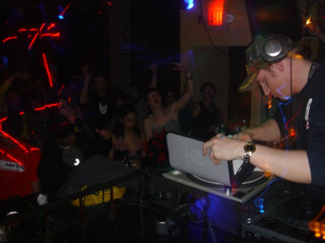 Nightclub DJ at Work