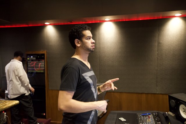 Marc Kinchen and the Mixing Board