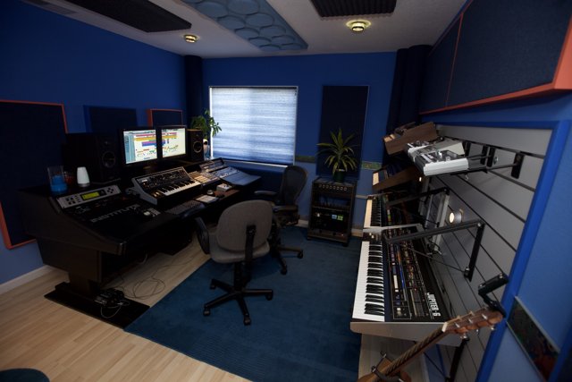 Recording Studio Setup for DJ Dan Q Uberzone's 2010 Album
