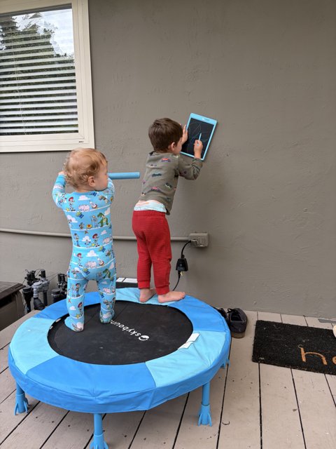 Trampoline Tablet Time