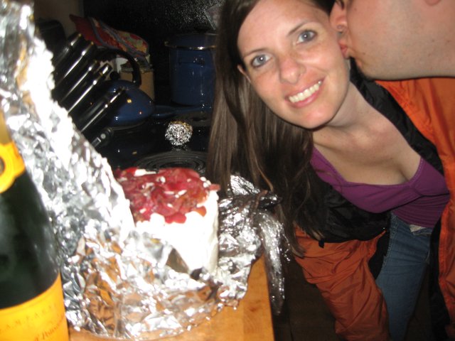 Penelope Celebrates with Anniversary Wedding Cake