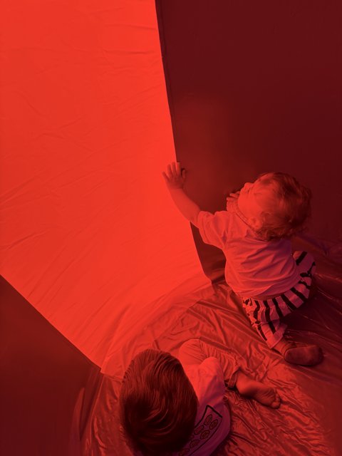 Radiant Red and Tiny Discoveries