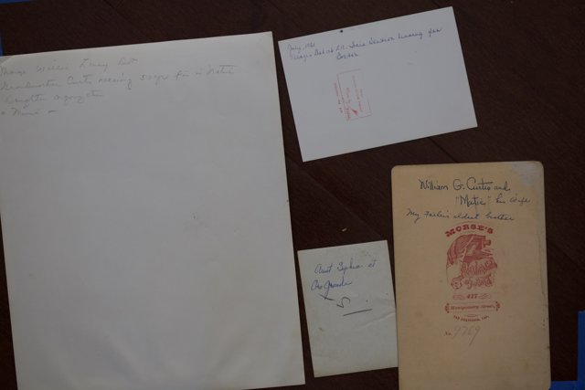 Document Collection from Bullock Curtis Family