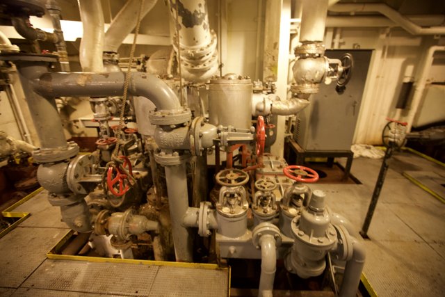The Inner Workings of a Ship's Engine Room