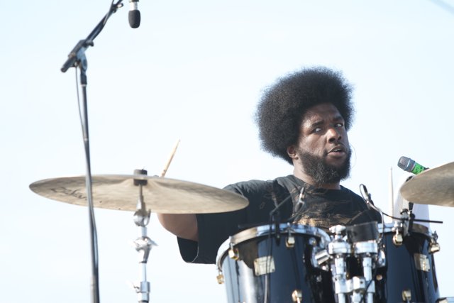 Questlove Rocking the Drums at Coachella