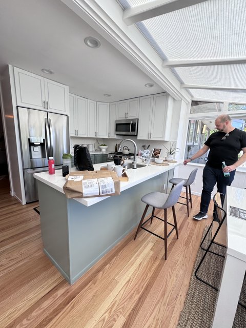 Afternoon in the Modern Kitchen