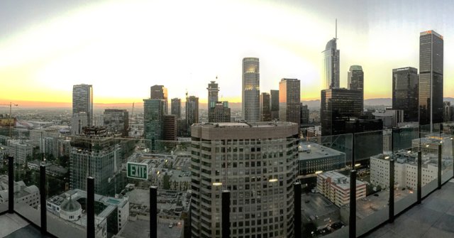 Los Angeles Skyline at Sunset