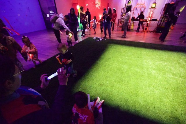Baby Rave: Neon Dance Floor at Asian Art Museum