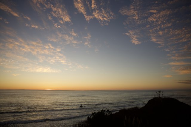 Sunset Surfer at Halfmoon Bay, 2023