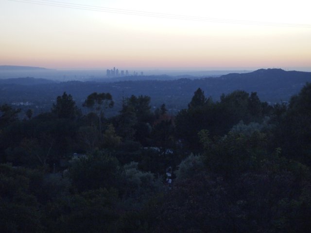 Skyline Overlooking from a Hillside