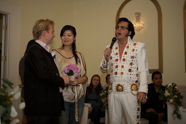 Elvis Presley-Inspired Wedding Ceremony