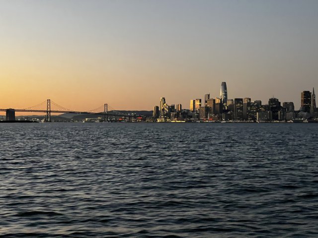 City Lights of San Francisco Skyline