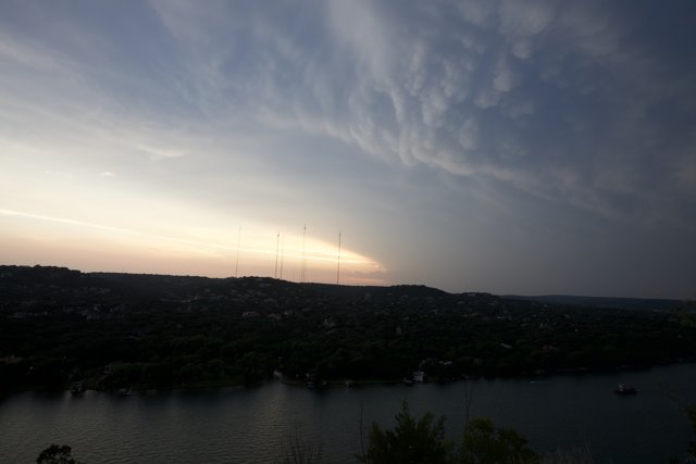 Stormy Sunset over Lake Austin