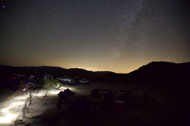 Under the Starry Sky: Camping in the Desert