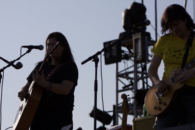 Kim Deal and Kim Deal Rock the Crowd with Their Guitars and Vocals at Coachella 2008