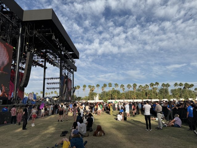 Coachella Vibes Under Cloudy Skies