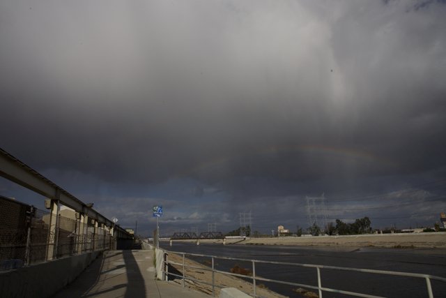 Rainbow over San Diego River