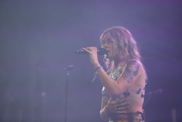 Tattooed Singer Takes Over Coachella Stage