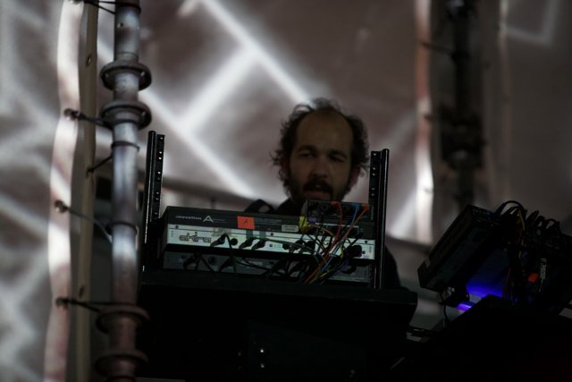 Étienne de Crécy performs at Coachella