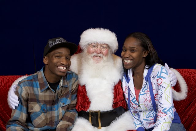 A Memorable Moment with Santa Claus