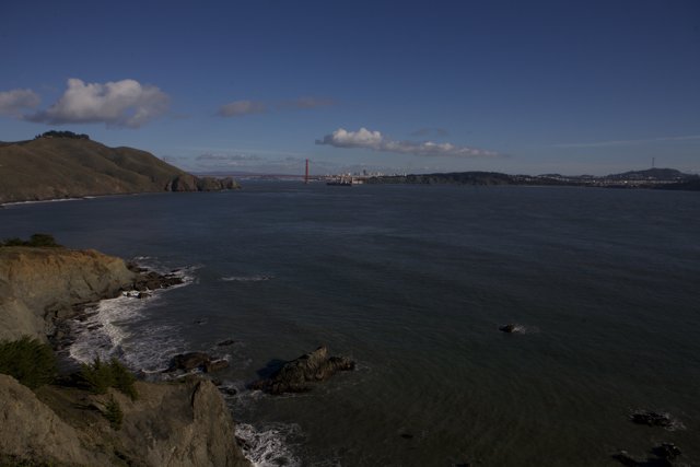 Promontory Overlooking Golden Gate Bridge