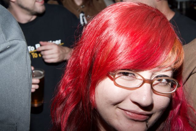 Redhead with Glasses