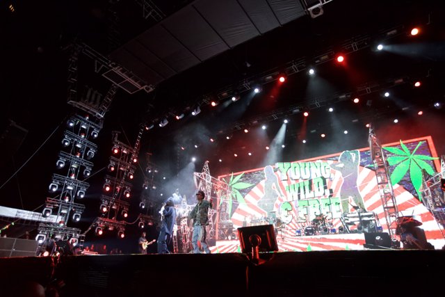 Wiz Khalifa Rocks Coachella Stage