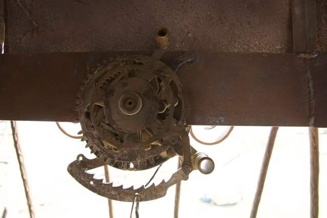 Rusty Gear and Chain