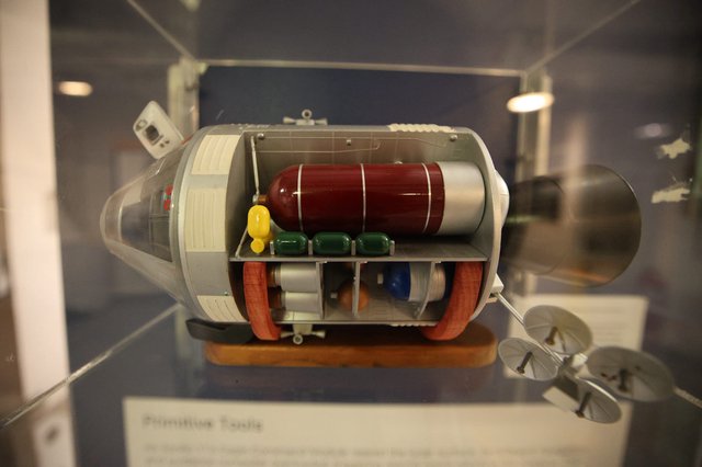 Star Wars Slave I LEGO Model Cross-Section Display