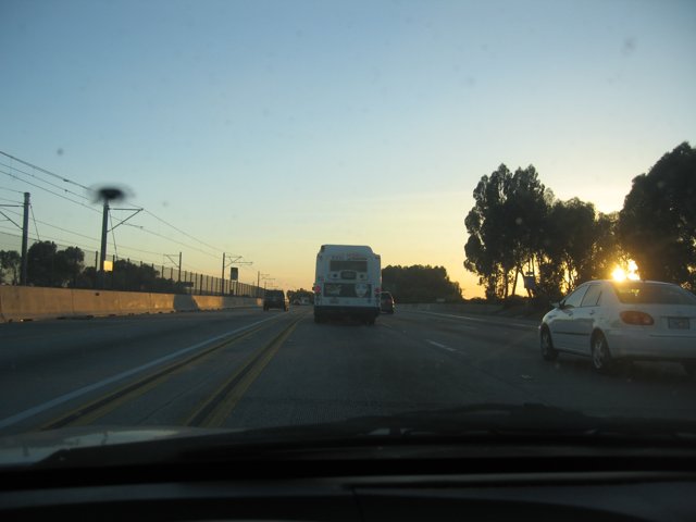 Trucking Towards the Sunset