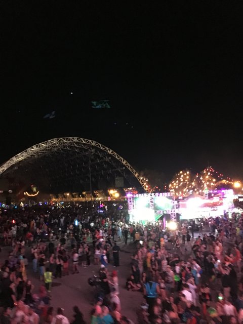 Illuminated Metropolis Concert Crowd