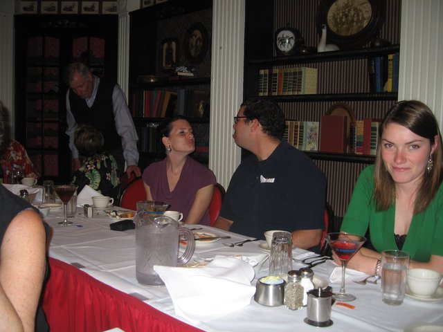 Dinner Party at Elegant Restaurant with Friends