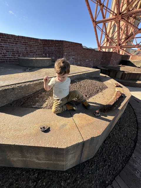 Young Explorer at Fort Point, San Francisco