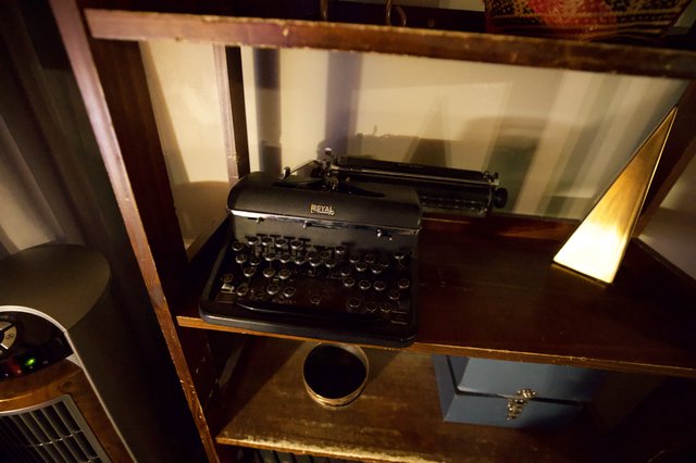Vintage Royal Typewriter on Mid-Century Desk