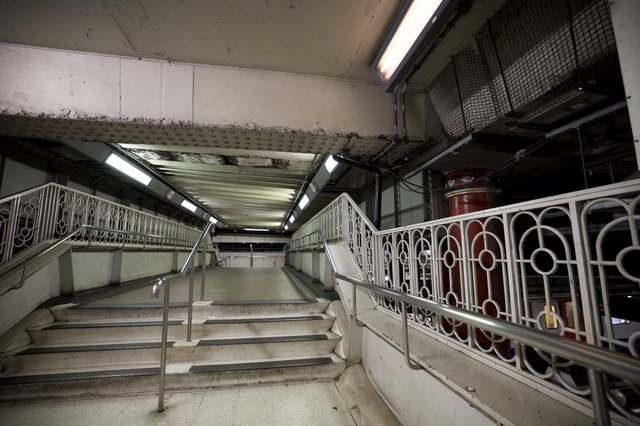 Abandoned Underground Pedestrian Subway Passage in London