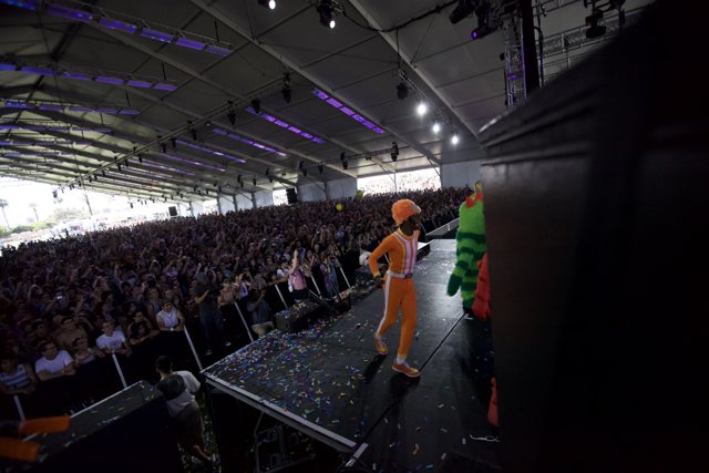 Orange Man Takes Center Stage at Coachella
