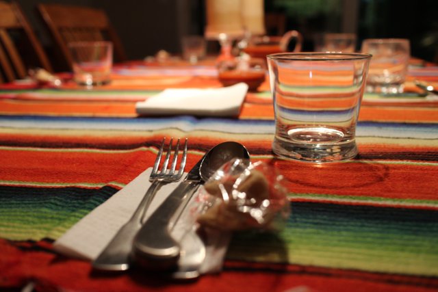 A Festive Dinner Table