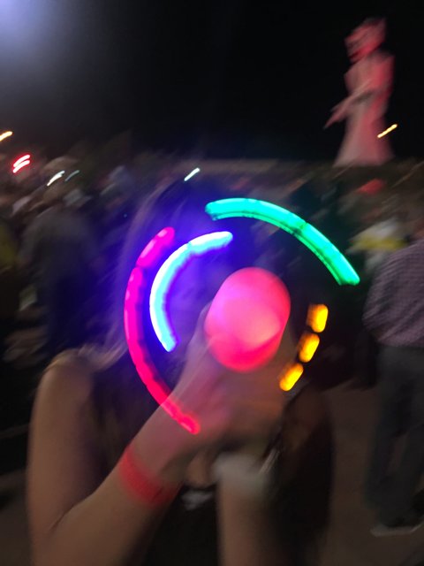 Glowing Object in the Nightclub