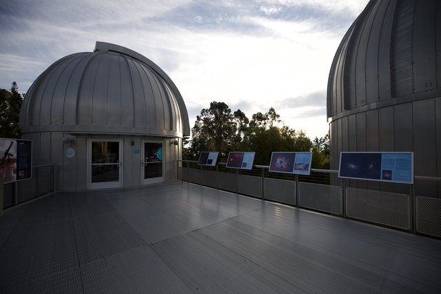 Observatory Domes at Twilight - Chabot Space Center