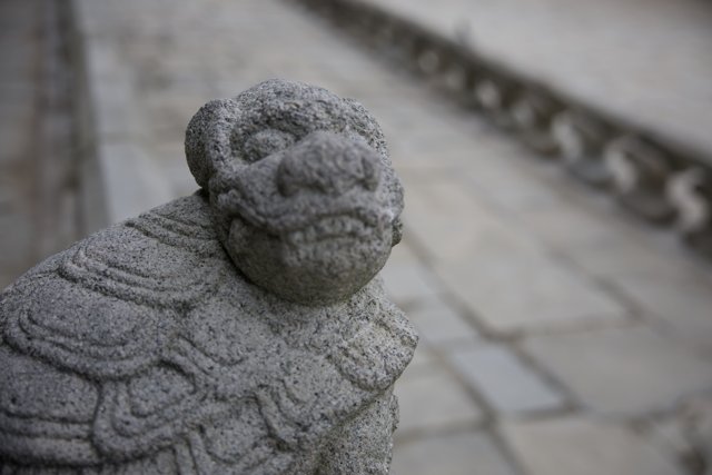 Bridge Guardian: The Stone Monkey of Korea