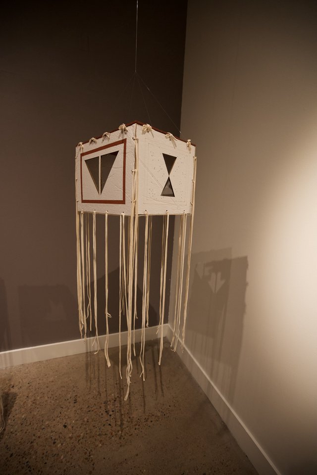 Suspended Native American Ceremonial Shield Installation