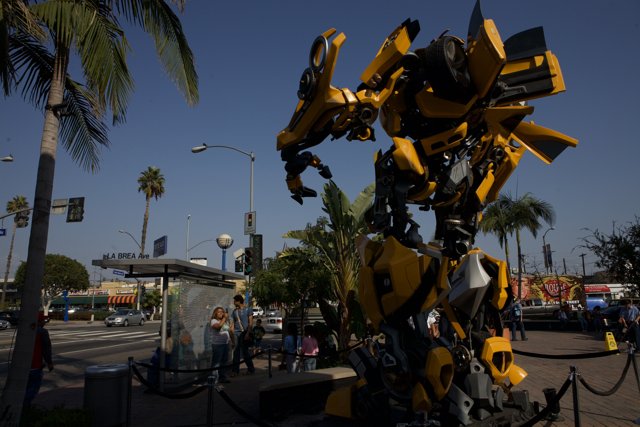 The Giant Robot in the City